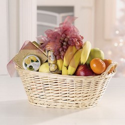 Fruit and Gourmet Basket from Twigs Flowers and Gifs in Yerington, NV