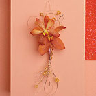 Orchid and Wire Boutonniere