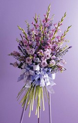 Lavender 'Hand-tied' Easel Spray from Twigs Flowers and Gifs in Yerington, NV