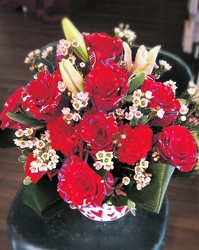 Red Confetti Bouquet from Twigs Flowers and Gifs in Yerington, NV