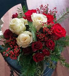 Holiday Rose Bowl from Twigs Flowers and Gifs in Yerington, NV