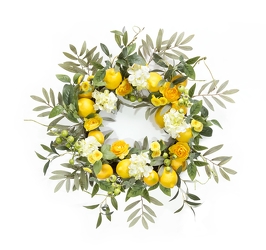 Lemon Fresh Wreath  from Twigs Flowers and Gifs in Yerington, NV