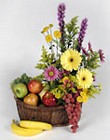 Fruit and flowers, a thoughtful gift to send to the home